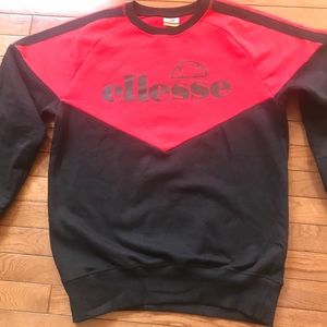 Ellesse Sweatshirt Black and red